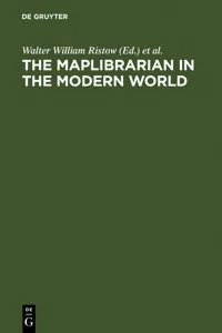 The maplibrarian in the modern world_cover