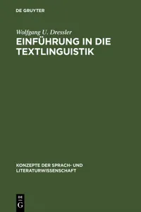 Einführung in die Textlinguistik_cover