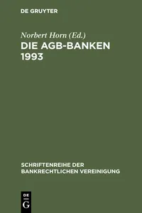 Die AGB-Banken 1993_cover