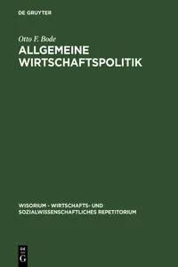 Allgemeine Wirtschaftspolitik_cover