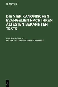 Das Evangelium des Johannes_cover