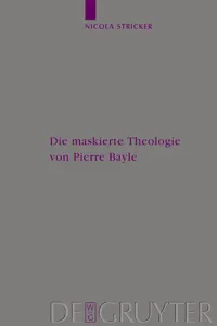 Die maskierte Theologie von Pierre Bayle_cover