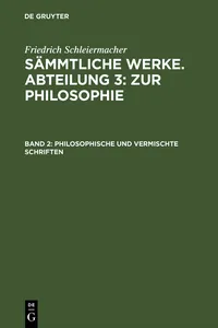 Philosophische und vermischte Schriften_cover