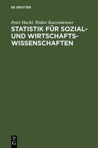 Statistik für Sozial- und Wirtschaftswissenschaften_cover