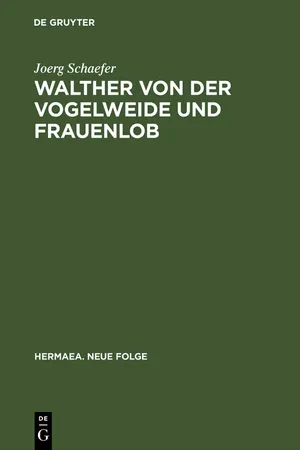 Walther von der Vogelweide und Frauenlob