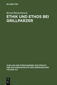 Ethik und Ethos bei Grillparzer_cover