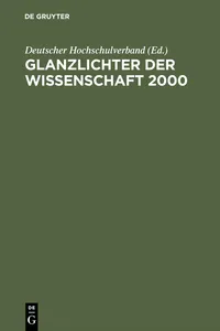 Glanzlichter der Wissenschaft 2000_cover