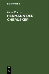 Hermann der Cherusker_cover