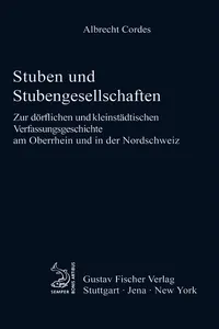 Stuben und Stubengesellschaften_cover