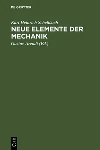 Neue Elemente der Mechanik_cover