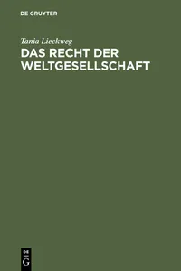 Das Recht der Weltgesellschaft_cover