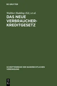 Das neue Verbraucherkreditgesetz_cover