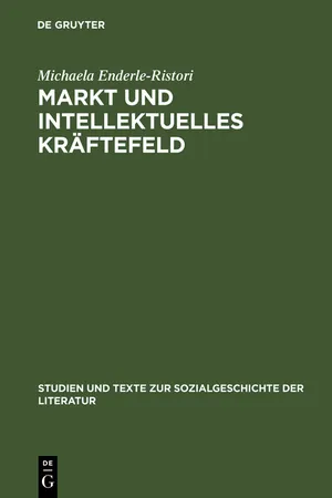 Markt und intellektuelles Kräftefeld