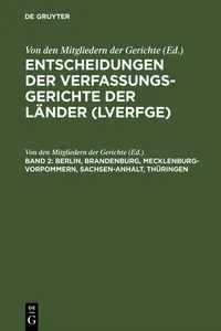 Berlin, Brandenburg, Mecklenburg-Vorpommern, Sachsen-Anhalt, Thüringen_cover