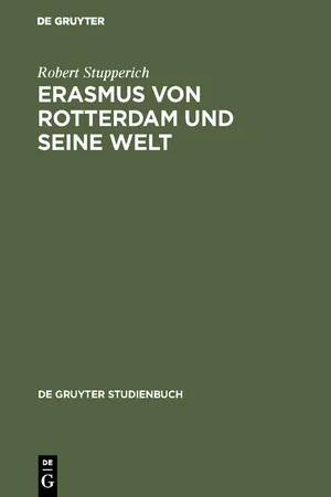 Erasmus von Rotterdam und seine Welt