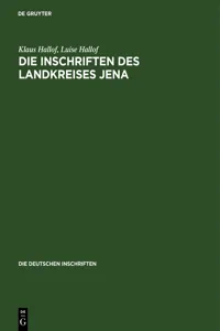 Die Inschriften des Landkreises Jena_cover