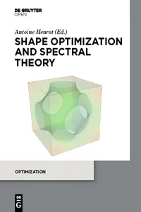 Shape optimization and spectral theory_cover