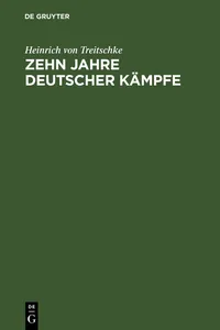 Zehn Jahre deutscher Kämpfe_cover