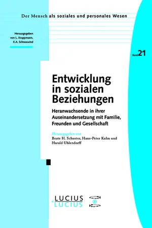 Entwicklung in sozialen Beziehungen