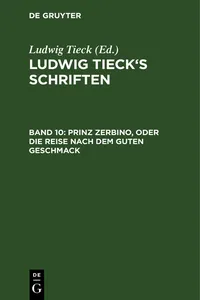 Prinz Zerbino, oder Die Reise nach dem guten Geschmack_cover