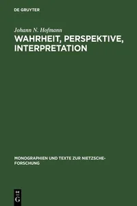 Wahrheit, Perspektive, Interpretation_cover