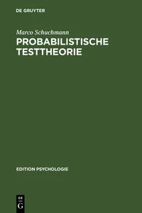 Probabilistische Testtheorie_cover
