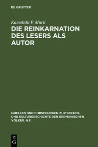 Die Reinkarnation des Lesers als Autor_cover