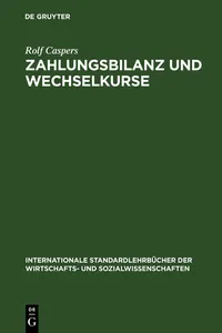 Zahlungsbilanz und Wechselkurse_cover