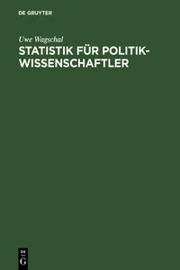 Statistik für Politikwissenschaftler_cover