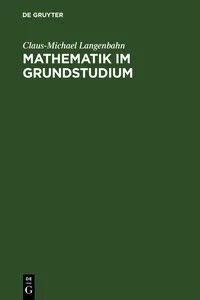 Mathematik im Grundstudium_cover