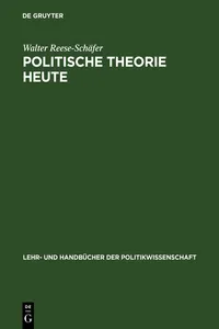 Politische Theorie heute_cover