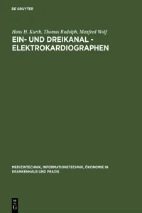 Ein- und Dreikanal - Elektrokardiographen_cover