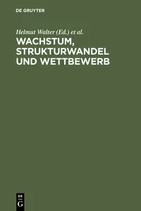 Wachstum, Strukturwandel und Wettbewerb_cover