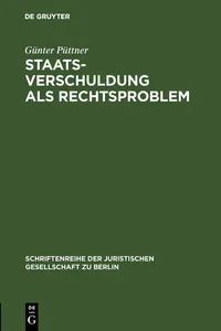 Staatsverschuldung als Rechtsproblem_cover