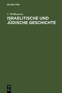 Israelitische und jüdische Geschichte_cover