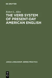 The Verb System of Present-Day American English_cover