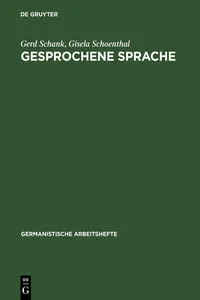 Gesprochene Sprache_cover