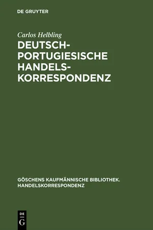 Deutsch-portugiesische Handelskorrespondenz