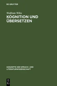 Kognition und Übersetzen_cover