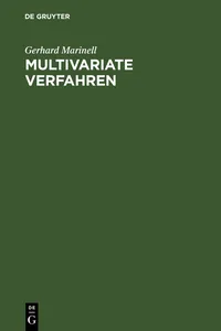 Multivariate Verfahren_cover