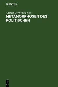 Metamorphosen des Politischen_cover