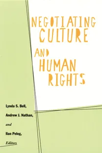 Negotiating Culture and Human Rights_cover