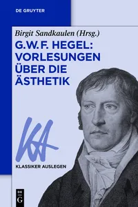 G. W. F. Hegel: Vorlesungen über die Ästhetik_cover