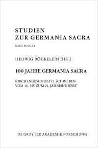 100 Jahre Germania Sacra_cover