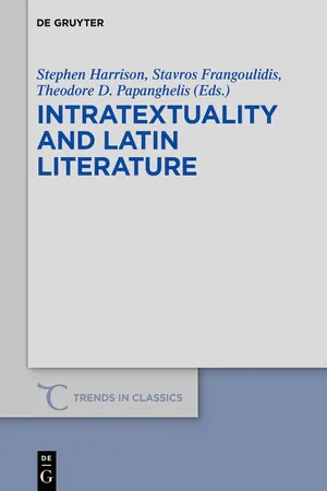 Intratextuality and Latin Literature