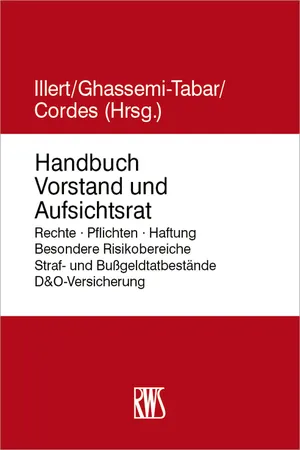 Handbuch Vorstand und Aufsichtsrat