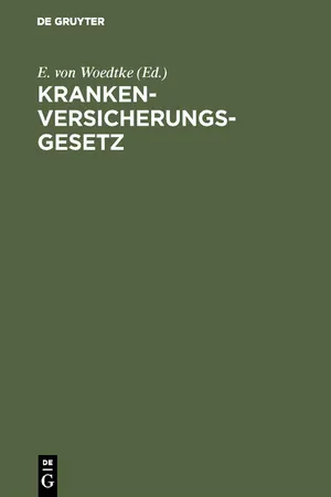 Krankenversicherungsgesetz