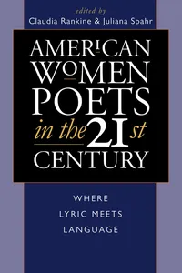 American Women Poets in the 21st Century_cover