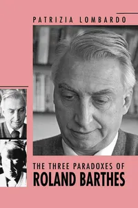The Three Paradoxes of Roland Barthes_cover