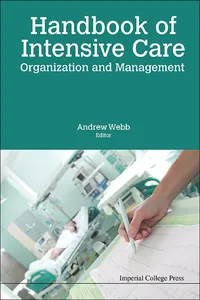 Handbook Of Intensive Care Organization And Management_cover